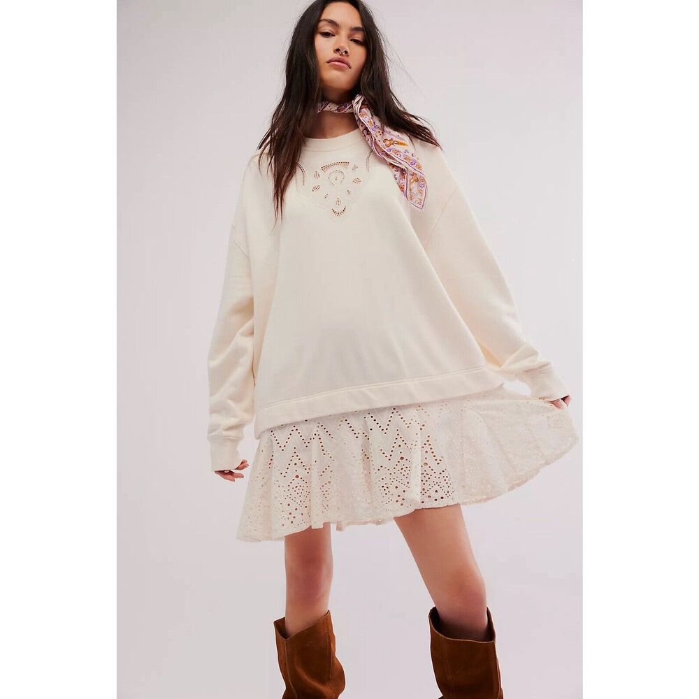 New Free People Prairie Sweatshirt Size Small